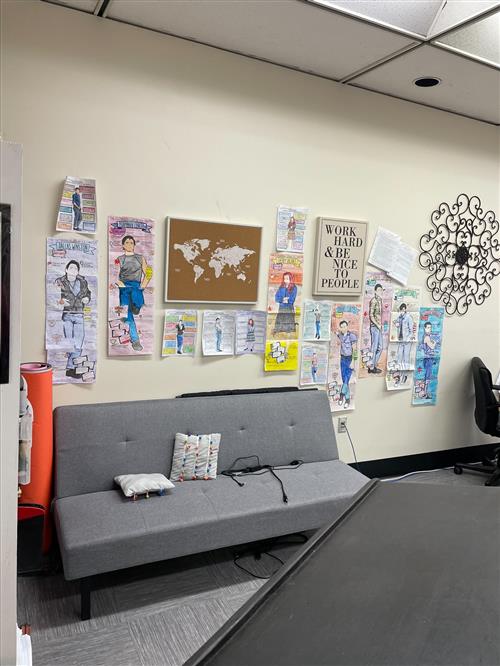 wall of work